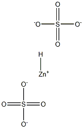 Di(sulfuric acid hydrogen)zinc salt 구조식 이미지