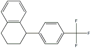 1-[4-(Trifluoromethyl)phenyl]-1,2,3,4-tetrahydronaphthalene Structure