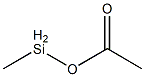 Acetic acid methylsilyl ester 구조식 이미지