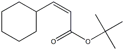 (Z)-3-Cyclohexylpropenoic acid tert-butyl ester Structure