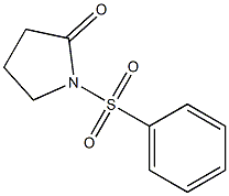 1-(Phenylsulfonyl)pyrrolidine-2-one Structure