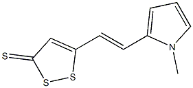 5-[2-(1-Methyl-1H-pyrrol-2-yl)ethenyl]-3H-1,2-dithiol-3-thione Structure