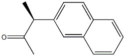 [S,(+)]-3-(2-Naphtyl)-2-butanone 구조식 이미지