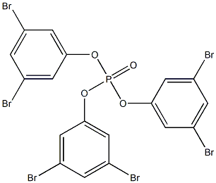 Phosphoric acid tris(3,5-dibromophenyl) ester 구조식 이미지