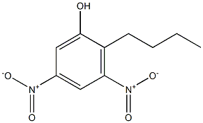 2-Butyl-3,5-dinitrophenol 구조식 이미지