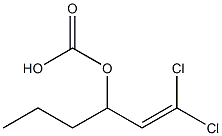 Carbonic acid (2,2-dichlorovinyl)butyl ester Structure