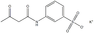 3-(Acetoacetylamino)benzenesulfonic acid potassium salt 구조식 이미지