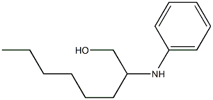 2-(Phenylamino)-1-octanol 구조식 이미지