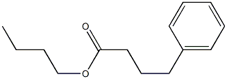 4-Phenylbutanoic acid butyl ester Structure