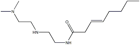 N-[2-[2-(Dimethylamino)ethylamino]ethyl]-3-octenamide Structure