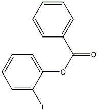 Benzoic acid 2-iodophenyl ester Structure