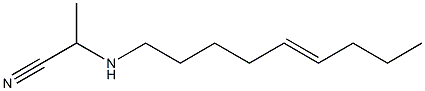 N-(1-Cyanoethyl)-5-nonenylamine Structure