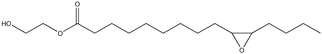 10,11-Epoxypentadecanoic acid 2-hydroxyethyl ester 구조식 이미지