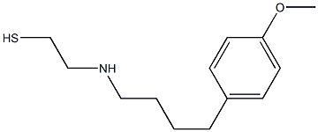 2-[[4-(4-Methoxyphenyl)butyl]amino]ethanethiol 구조식 이미지