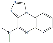 4-Dimethylamino[1,2,4]triazolo[4,3-a]quinoxaline 구조식 이미지