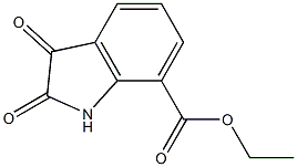 Isatin-7-carboxylic acid ethyl ester 구조식 이미지