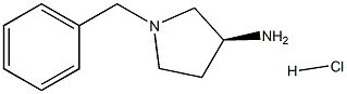 (S)-(-)-1-Benzyl-3-aminopyrrolidine HCl 구조식 이미지