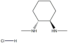 trans-(1R,2R)-N,N'-Bismethyl-1,2-cyclohexanediamine hydrochloride Structure