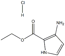 3-Amino-1H-pyrrole-2-carboxylic  acid  ethyl  ester  hydrochloride 구조식 이미지