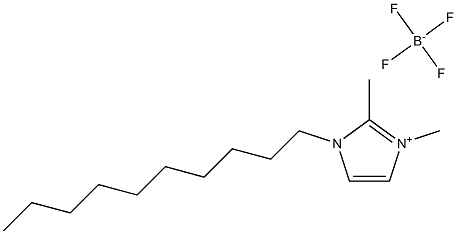 1-decyl-2,3-dimethylimidazolium tetrafluoroborate Structure