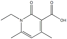 1-Ethyl-4,6-dimethyl-2-oxo-1,2-dihydro-pyridine-3-carboxylic acid Structure