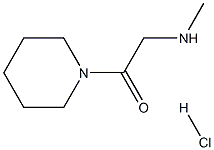 2-(Methylamino)-1-(1-piperidinyl)-1-ethanonehydrochloride Structure