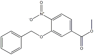 Methyl 3-(benzyloxy)-4-nitrobenzenecarboxylate 구조식 이미지