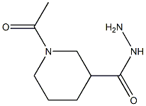 1-Acetyl-3-piperidinecarbohydrazide Structure