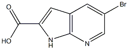 5-Bromo-7-Azaindole-2-carboxylic acid 구조식 이미지