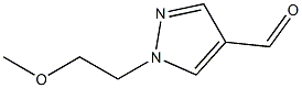 1H-pyrazole-4-carboxaldehyde, 1-(2-methoxyethyl)- 구조식 이미지