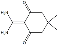 1,3-cyclohexanedione, 2-(diaminomethylene)-5,5-dimethyl- 구조식 이미지