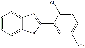 3-(benzo[d]thiazol-2-yl)-4-chlorobenzenamine Structure