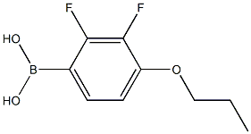 2,3-Difluoro-(4-propoxyphenyl)- Boronic acid Structure