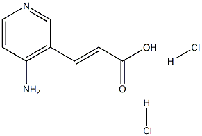 3-(4-Amino-3-pyridyl)acrylic acid dihydrochloride Structure