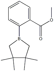 methyl 2-(3,3,4,4-tetramethylborolan-1-yl)benzoate 구조식 이미지