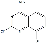 8-bromo-2-chloroquinazolin-4-amine
 구조식 이미지