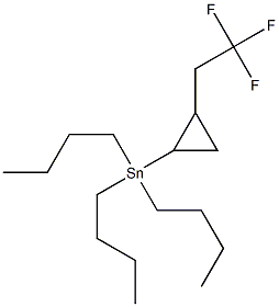 Tributyl(2-(2,2,2-trifluoroethyl)cyclopropyl)stannane Structure