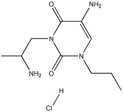 5,b-Diamino-1,3-dipropyluracilHCl 구조식 이미지