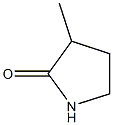 3-Methyl-2-pyrrolidinon Structure