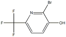 2-Bromo-3-hydroxy-6-(trifluoromethyl)pyridine 구조식 이미지