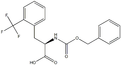 Cbz-2-Trifluoromethyl-D-Phenylalanine 구조식 이미지