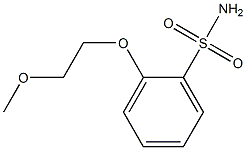 2-methoxyethoxy benzenesulfonamide Structure