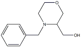 (4-benzylmorpholin-3-yl)methanol Structure