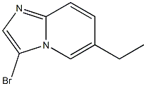 3-bromo-6-ethylimidazo[1,2-a]pyridine 구조식 이미지