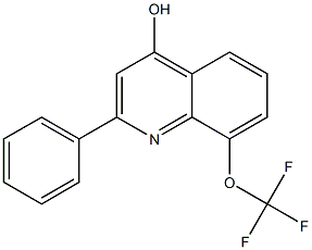 2-Phenyl-8-trifluoromethoxyquinolin-4-ol Structure