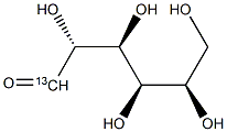 Glucose-13C 구조식 이미지