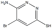 6-amino-5-bromopyridazine-3-thiol 구조식 이미지