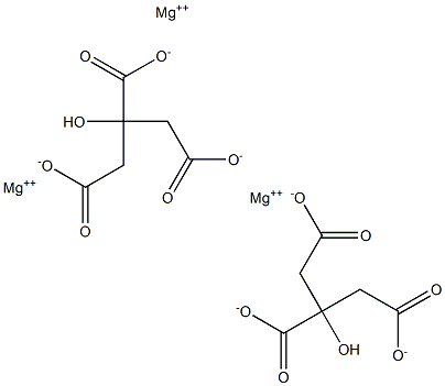 Magnesium citrate Structure