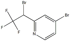 4-bromo-2-(1-bromo-2,2,2-trifluoroethyl)pyridine Structure