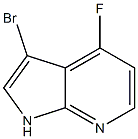 3-bromo-4-fluoro-1H-pyrrolo[2,3-b]pyridine 구조식 이미지